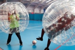 Bristol Bubble Football & Eating Challenge Stag Weekend Package
